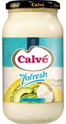 Produktbild von Calvé Saus Pot Yofresh 450g – Cremige, frische Sauce für Salate & Sandwiches