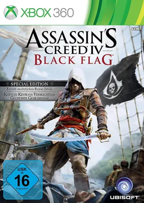 Produktbild von Ubisoft Assassin's Creed IV : Black Flag - Special Edition, Xbox 360, Multiplayer-Modus, M (Reif), Physische Medien