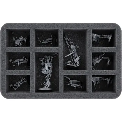 Image de Insert en mousse pour figurines Nighthaunt – 10 compartiments