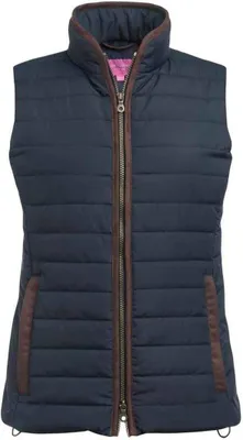 Produktbild von Brook Taverner - "Madison" Weste Gesteppt für Damen PC7604 (M) (Marineblau)