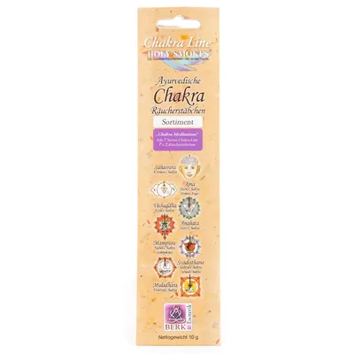 Obrázok produktu pre Holy Smokes Chakra Line Kadidlo - Čakrové meditácie 10g
