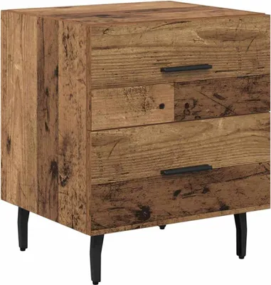 Image de Cabinet de chevet avec tiroir Bois ancien 40 x 35 x 47,5 cm