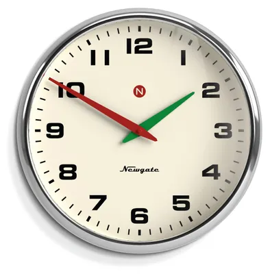 Produktbild von Newgate Superstore – Wanduhr – Chrom