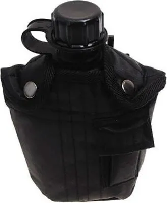 Produktbild von MFH Feldflasche im Etui - Schwarz