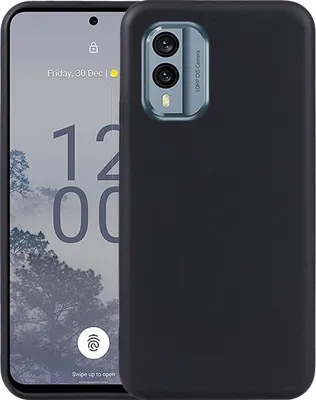 Produktbild von Mobigear Colors  Nokia X30 Hülle Flexibles TPU Backcover - Schwarz