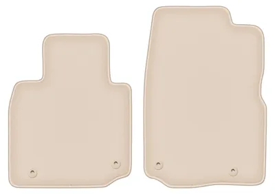 Produktbild von DURBAN Beige Velours-Fußmatten vorne für Mazda MX-30 Crossover (2020-)