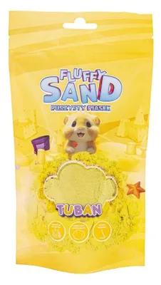 Produktbild von TUBAN Sand Fluffy gelb 90g TU3784