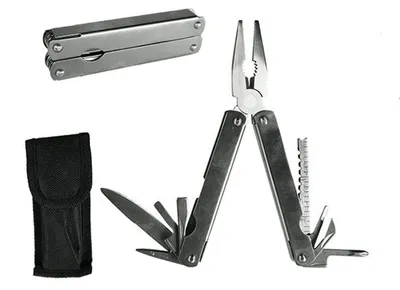 Image de Out of the blue Multitool en acier inoxydable avec 15 fonctions