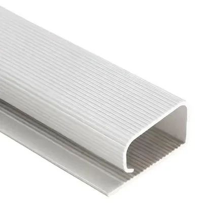 Image de Organisateur de câbles, design en PVC réglable, installation sous le bureau, couleur blanche