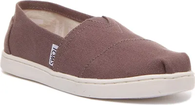 Produktbild von Toms Classic Canvas Yt Kinder Espadrilles Aschegrau (Ash), 10010528