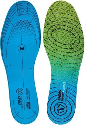 Produktbild von Sidas Stoßdämpfende Einlegesohlen Mit Doppelschaum Grün,Blau EU 35-36 Mann Grün,Blau EU 35-36