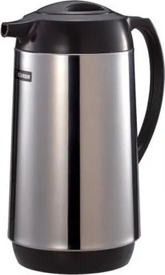 Produktbild von Zojirushi Thermoskanne - Glas Inneneinsatz Edelstahl - Doppelwandig 26,5 cm - 12 Stunden Warmhaltezeit - Kompatibel mit Kaffeefilter