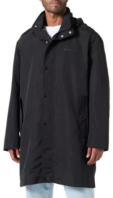 Obrázok produktu pre Armani Exchange, pánska vetrovka "The Grid" s potlačou loga, čierna, veľkosť XXL