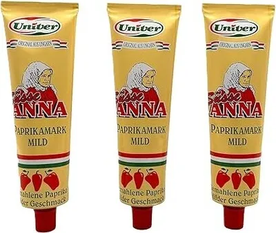 Produktbild von Univer Sparset Süsse Anna Paprikamark mild 3 x 160g Tube