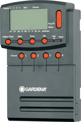 Produktbild von Gardena Bewässerungssteuerung, Digital watering timer, Schwarz