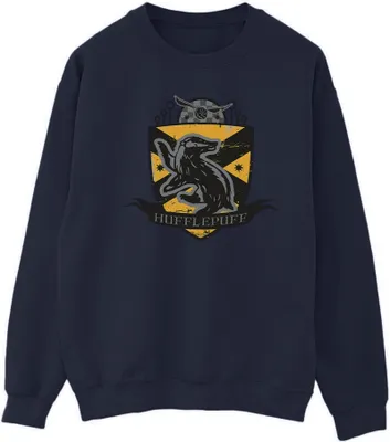 Produktbild von Harry Potter - "Hufflepuff" Sweatshirt für Herren BI28776 (XL) (Marineblau)