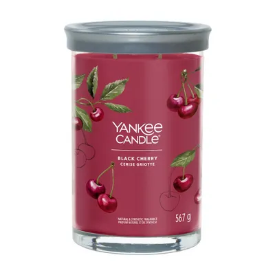 Immagine prodotto di Yankee Candle - Candela Tumbler Black Cherry Signature - Candela profumata 567,0g
