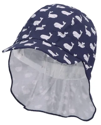 Produktbild von Sterntaler Baby Jungen Schirmmütze Baby Schirmmütze Nackenschutz Wale - Schirmmü