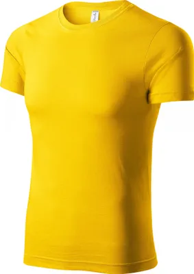 Zdjęcie produktu dla Bawełniana koszulka uni , 100% bawełny, bez nadruku, jednolity kolor, 175 g/m2, kolor żółty, rozmiar 2XL