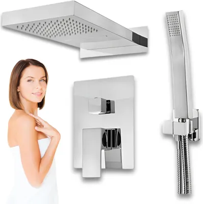 Produktbild von Enzo S-1101 Chrom-Unterputz-Brauseset