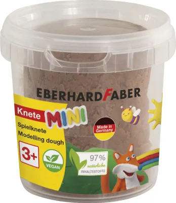 Image de EBERHARD FABER pâte à modeler marron 140 g boîte