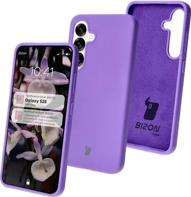 Produktbild von Bizon Soft Case Samsung Galaxy S25 lila