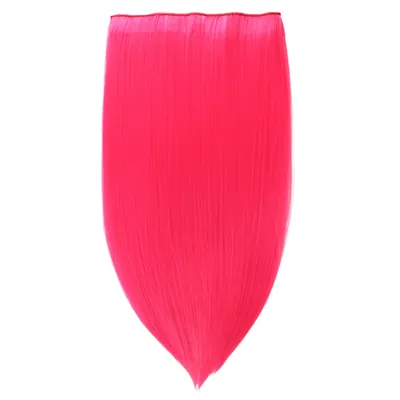 Obrázek produktu pro hair2heart clip in prodloužení syntetické vlasy rovné - příčesek 130g růžový