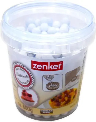 Image de Billes de cuisson pour pâte sablée, pot de 600 grammes Zenker Smart Pastry