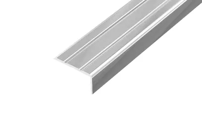 Obrázek produktu pro AP5 schodová lišta samolepící ACARA, hliník elox stříbro, 10 mm, 2,7 m