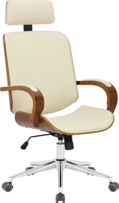 Produktbild von Bürostuhl HLO-CP2  walnuss/creme
