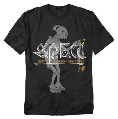 Obrázek produktu pro Tričko "S.P.E.W. s Dobbym" pro muže/ženy, uni model TV42260 (velikost S), barva černá