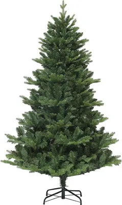Produktbild von Künstlicher Weihnachtsbaum, 180 cm Christbaum mit 818 Spitzen, Schnellaufbau Klappsystem, Stahlständer, für Weihnachten Deko, Indoor, Grün