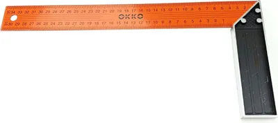 Produktbild von Anschlagwinkel 350mm Zimmermannswinkel Schreinerwinkel Messwinkel 90° Winkel