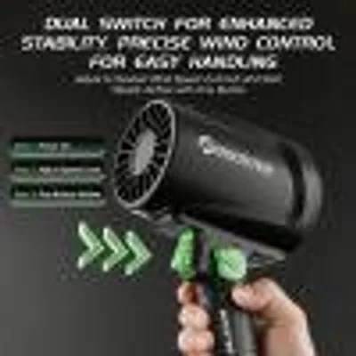 Produktbild von Akku-Turbogebläse TF64C, bis 55 m/s, 1300 g Schubkraft, Brushless Handgebläse kompatibel mit Makita 21V Akku-System