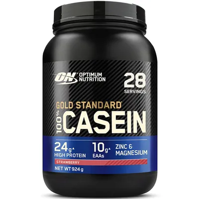Obrázek produktu pro Optimum Nutrition Gold Standard 100 % kasein - 924 g jahoda