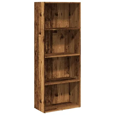 Produktbild von vidaXL Bücherregal Altholz-Optik 60x30x152 cm Holzwerkstoff