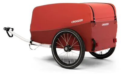 CROOZER Cargo Pakko inkl. Kupplung - Farbe: Lava Red