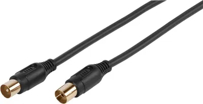 Produktbild von TV / Radio Antennenkabel 90dB, 1,5m (48133)