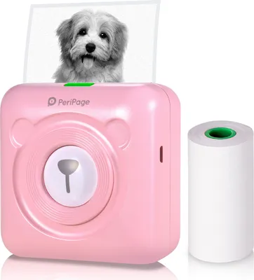 Obrázek produktu pro PeriPage Mini Pocket Wireless BT Thermal Printer All-in-One Image Photo Label Memo Receipt Paper Printer AR Photo Function s podporou USB kabelu pro Android iOS Smartphone Windows