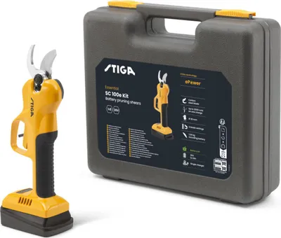 Produktbild von STIGA Akku-Astschere SC 100e inkl. 2 Ah Akku und Aufbewahrungskoffer