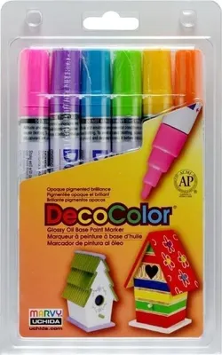 Produktbild von Marker zur Dekoration verschiedener Oberflächen 6 Stk. (Schul- und Schrein - Marker)