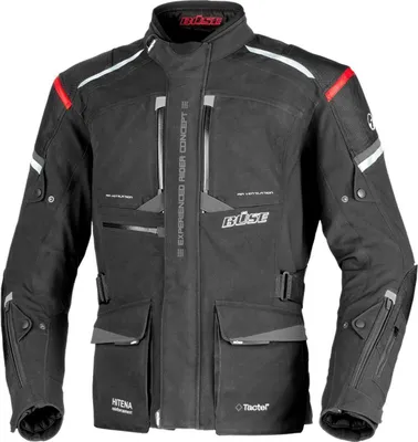 Produktbild von Büse Nova Motorrad Textiljacke, schwarz/rot, 48