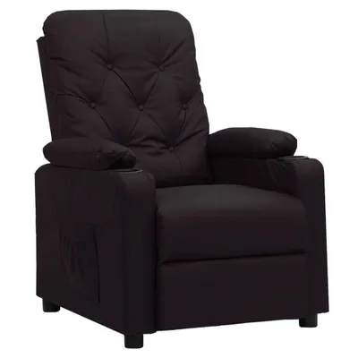 Produktbild von Relaxsessel Schwarz Kunstleder