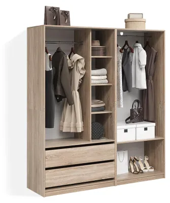 Produktbild von Kleiderschrank Livinity Trento Sonoma 2er Set, Model 58977