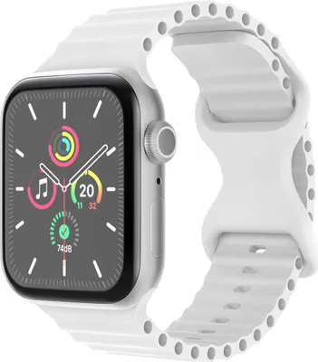 Image de Bracelet en silicone imoshion Athletic pour Apple Watch | 38/40/41/42 mm - Blanc