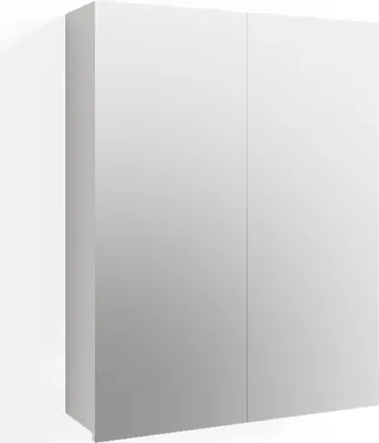 Produktbild von Vicco Badspiegelschrank Freddy, 60 x 77 cm, Weiß Hochglanz
