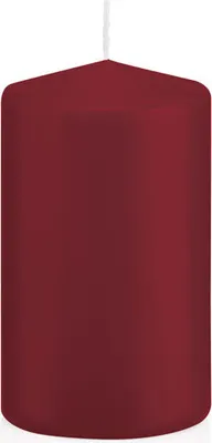 Produktbild von Wiedemann Stumpenkerzen Bordeaux 100 x Ø 58 mm, 16 Stück