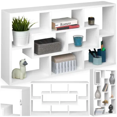 Produktbild von tectake® Wandregal Kassandra 85 x 48 x 16 cm