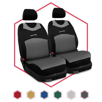 Produktbild von Autositzbezüge Universal Schonbezüge PKW Auto Set Silber 1+1 für Daihatsu Sirion
