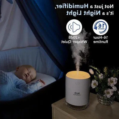 Obrázek produktu pro Zvlhčovač vzduchu 500 ml s nočním světlem, tichý, automatické vypnutí